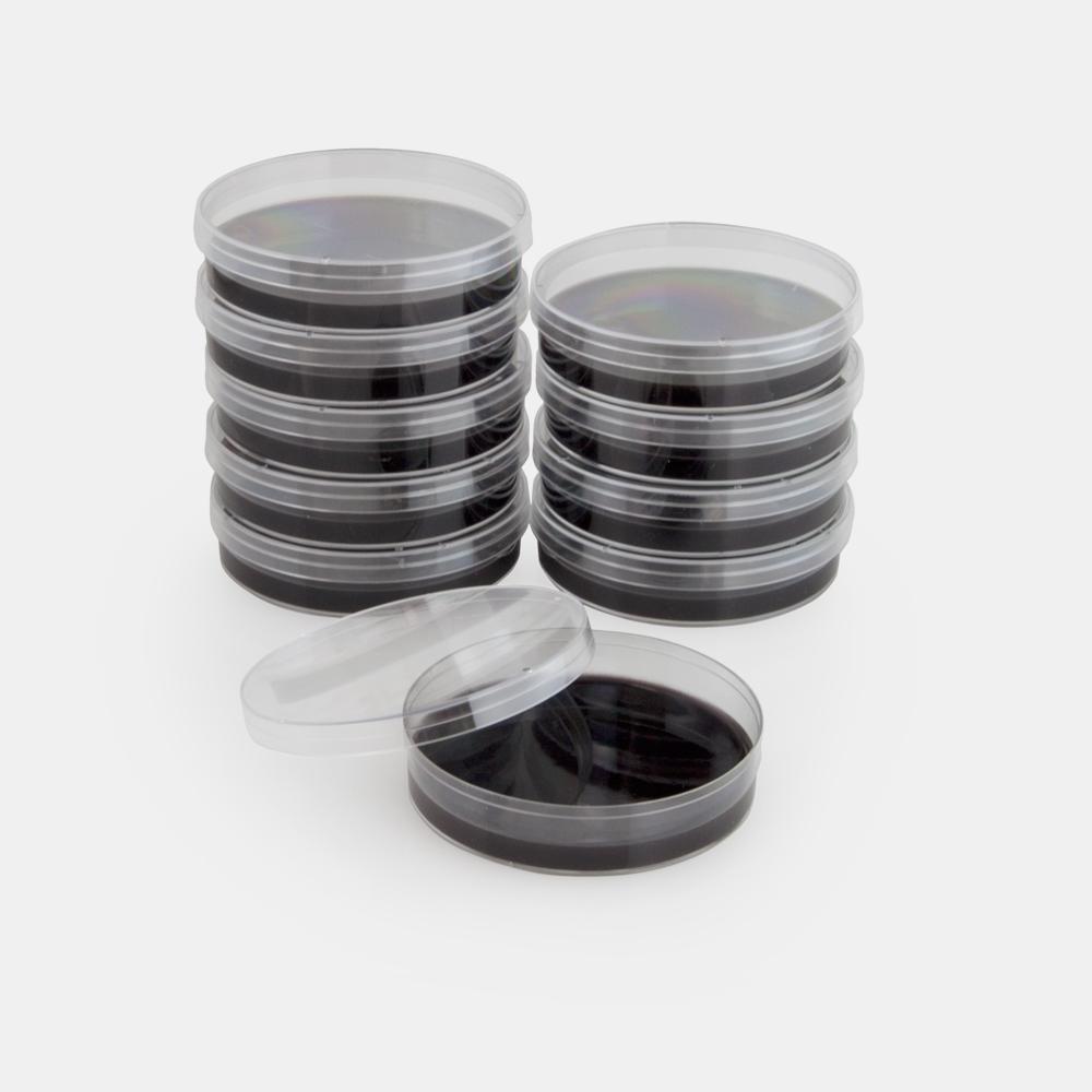 10 Pack of Large Economy (Plastic) Dissection Dishes - Black