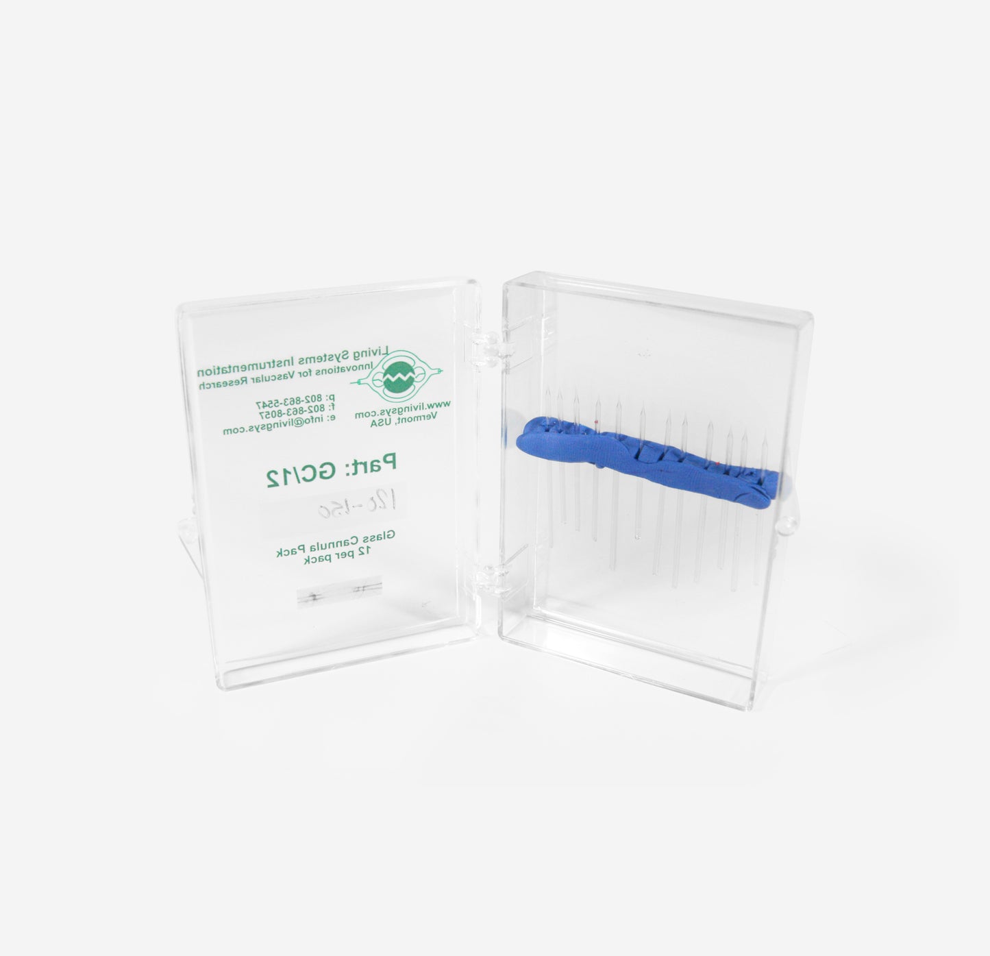 Glass Cannula Pack, 50 to 75 µm, 12 pk
