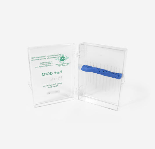 Glass Cannula Pack, Custom Size, 12 pk